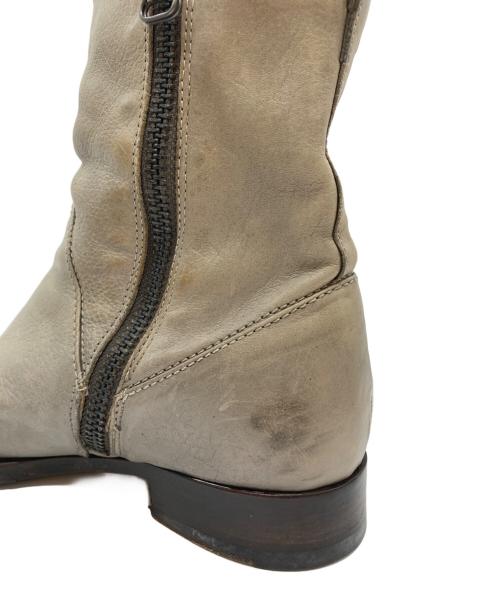 BUTTERO（ブッテロ）BUTTERO (ブッテロ) サイドジップブーツ グレー サイズ:40の古着・服飾アイテム