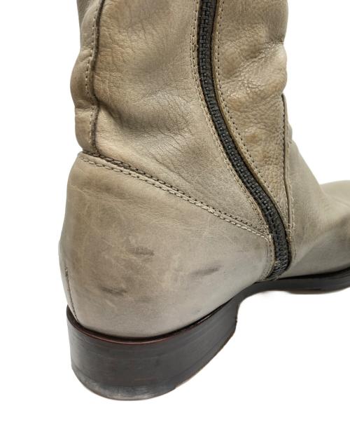 BUTTERO（ブッテロ）BUTTERO (ブッテロ) サイドジップブーツ グレー サイズ:40の古着・服飾アイテム