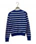 POLO RALPH LAUREN (ポロ・ラルフローレン) ボーダーニットカーディガン ホワイト×ブルー サイズ:S/P：5000円