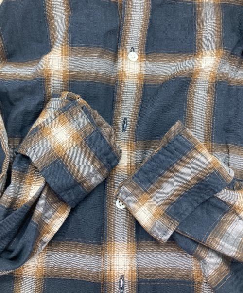 POLO RALPH LAUREN（ポロ・ラルフローレン）POLO RALPH LAUREN (ポロ・ラルフローレン) チェックシャツワンピース ブラウン×ブラックの古着・服飾アイテム