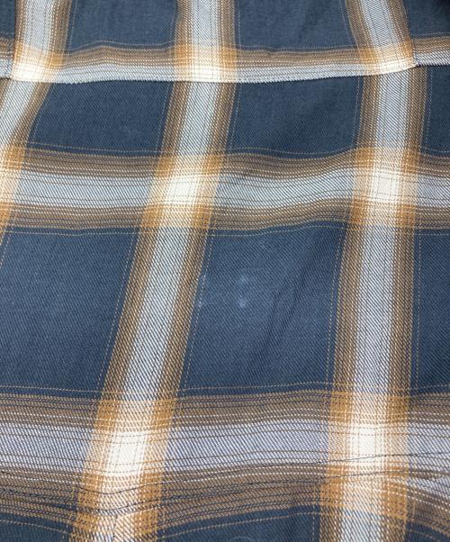 POLO RALPH LAUREN（ポロ・ラルフローレン）POLO RALPH LAUREN (ポロ・ラルフローレン) チェックシャツワンピース ブラウン×ブラックの古着・服飾アイテム