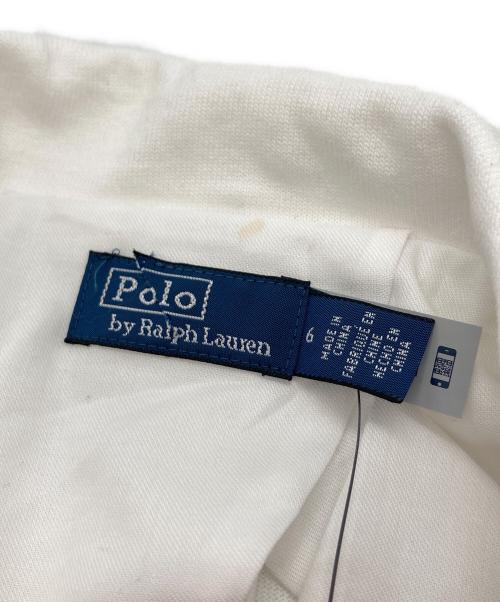 POLO RALPH LAUREN（ポロ・ラルフローレン）POLO RALPH LAUREN (ポロ・ラルフローレン) ワッペンテーラードジャケット ホワイト サイズ:6の古着・服飾アイテム