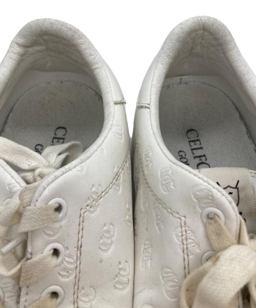 CELFORD（セルフォード）CELFORD (セルフォード) レザースニーカー ホワイト サイズ:24.5の古着・服飾アイテム