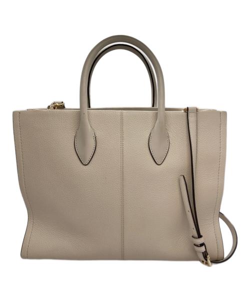 MICHAEL KORS（マイケル・コース）MICHAEL KORS (マイケル・コース) ハンドバッグ/ミレラ ミディアム EW トート アイボリーの古着・服飾アイテム