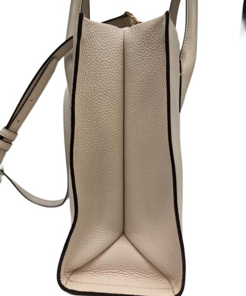 MICHAEL KORS（マイケル・コース）MICHAEL KORS (マイケル・コース) ハンドバッグ/ミレラ ミディアム EW トート アイボリーの古着・服飾アイテム