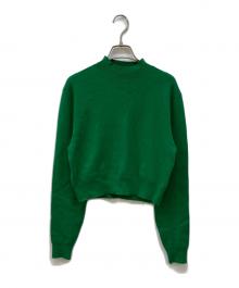 CABAN（キャバン）の古着「クロップドモックネックプルオーバー」｜グリーン
