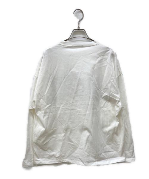 Whim Gazette（ウィムガゼット）Whim Gazette (ウィムガゼット) ロングスリーブカットソー ホワイト サイズ:Freeの古着・服飾アイテム