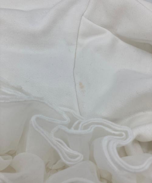 Bibiy.（ビビィ）Bibiy. (ビビィ) ANGELICA SWEATSHIRT/フリルスウェット ホワイト サイズ:Freeの古着・服飾アイテム