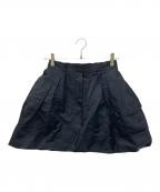 AMOMMAアモマ）の古着「MINI TACK SKIRT」｜ブラック