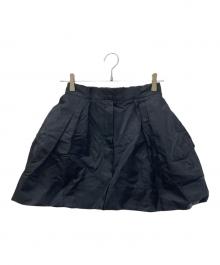 AMOMMA（アモマ）の古着「MINI TACK SKIRT」｜ブラック