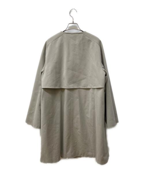 GALERIE VIE（ギャルリーヴィー）GALERIE VIE (ギャルリーヴィー) コットンウールギャバジン カラーレストレンチコート ベージュ サイズ:Freeの古着・服飾アイテム