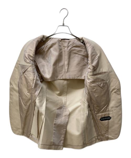 TOM FORD（トムフォード）TOM FORD (トムフォード) テーラードジャケット ベージュ サイズ:44の古着・服飾アイテム