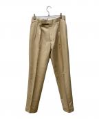 RALPH LAUREN Purple Labelラルフ ローレン パープル レーベル）の古着「シルクスラックス」｜ベージュ