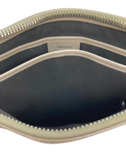 TOM FORD（トムフォード）TOM FORD (トムフォード) クラッチバッグ グレーの古着・服飾アイテム