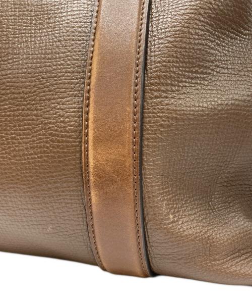 TOM FORD（トムフォード）TOM FORD (トムフォード) サイドハンドルレザートートバッグ ブラウンの古着・服飾アイテム