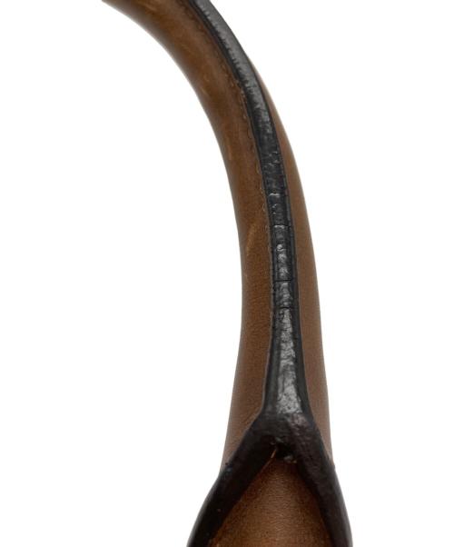 TOM FORD（トムフォード）TOM FORD (トムフォード) サイドハンドルレザートートバッグ ブラウンの古着・服飾アイテム