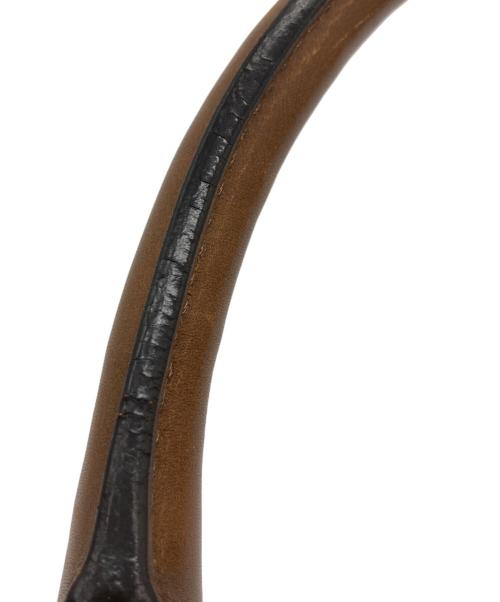 TOM FORD（トムフォード）TOM FORD (トムフォード) サイドハンドルレザートートバッグ ブラウンの古着・服飾アイテム