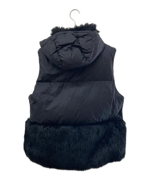 boutique ordinary（ブティークオーディナリー）boutique ordinary (ブティークオーディナリー) ダウンベスト ブラック サイズ:Fの古着・服飾アイテム