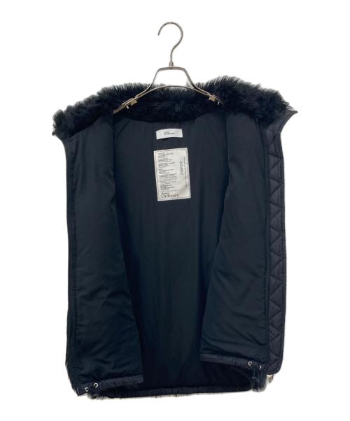 boutique ordinary（ブティークオーディナリー）boutique ordinary (ブティークオーディナリー) ダウンベスト ブラック サイズ:Fの古着・服飾アイテム