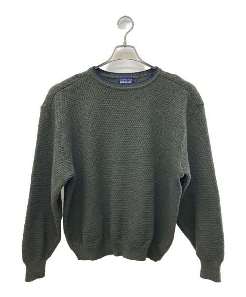 Patagonia（パタゴニア）Patagonia (パタゴニア) 鹿の子ニット グリーン サイズ:Ｍの古着・服飾アイテム