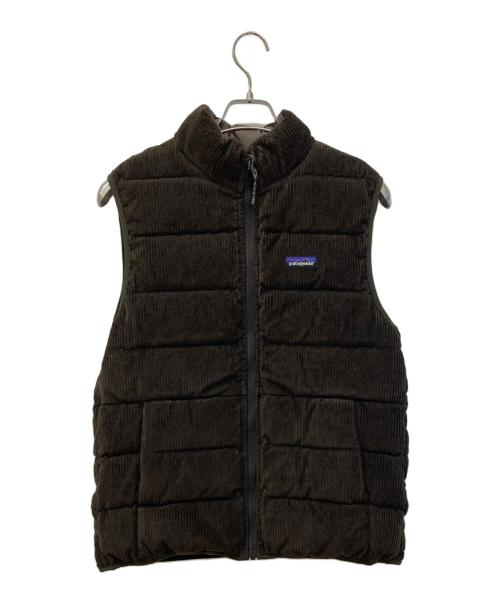 Patagonia（パタゴニア）Patagonia (パタゴニア) リバーシブル・コットン・ダウン・ベスト ブラウン サイズ:Ⅿの古着・服飾アイテム