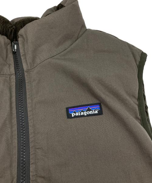 Patagonia（パタゴニア）Patagonia (パタゴニア) リバーシブル・コットン・ダウン・ベスト ブラウン サイズ:Ⅿの古着・服飾アイテム