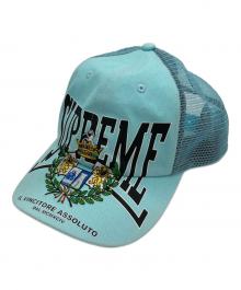 SUPREME（シュプリーム）の古着「crest mesh back 6-panel /キャップ」｜スカイブルー
