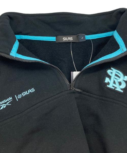 REEBOK（リーボック）REEBOK (リーボック) SILAS (サイラス) HALF ZIP SWEATSHIRT ブラック サイズ:L 未使用品の古着・服飾アイテム