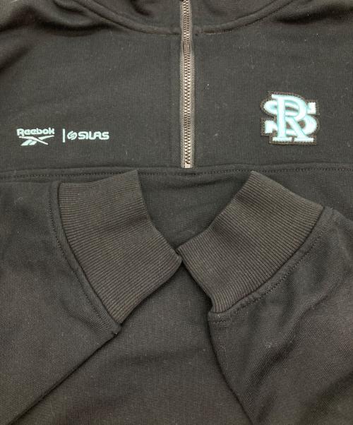 REEBOK（リーボック）REEBOK (リーボック) SILAS (サイラス) HALF ZIP SWEATSHIRT ブラック サイズ:L 未使用品の古着・服飾アイテム