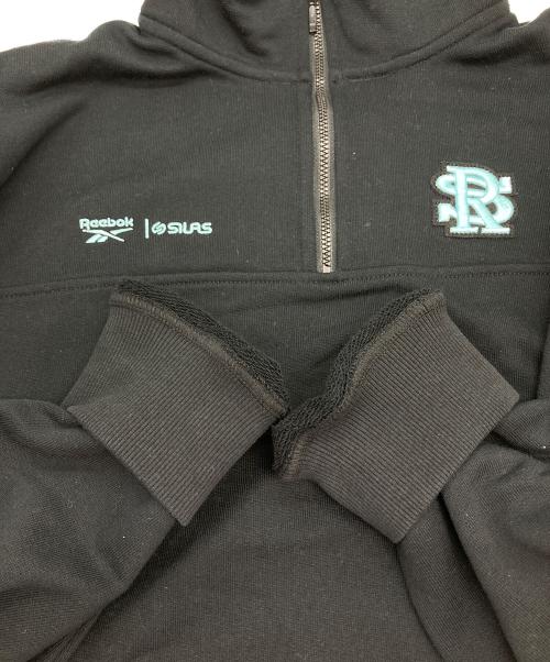 REEBOK（リーボック）REEBOK (リーボック) SILAS (サイラス) HALF ZIP SWEATSHIRT ブラック サイズ:L 未使用品の古着・服飾アイテム