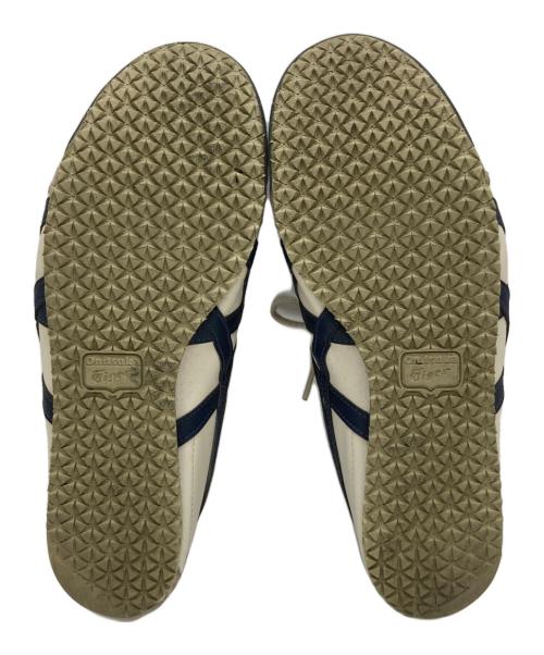 Onitsuka Tiger（オニツカタイガー）Onitsuka Tiger (オニツカタイガー) ローカットスニーカー/MEXICO66 ベージュ×ネイビー サイズ:26.5の古着・服飾アイテム