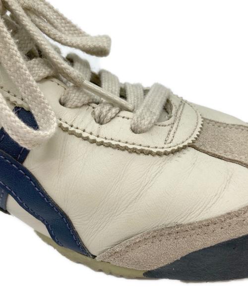 Onitsuka Tiger（オニツカタイガー）Onitsuka Tiger (オニツカタイガー) ローカットスニーカー/MEXICO66 ベージュ×ネイビー サイズ:26.5の古着・服飾アイテム