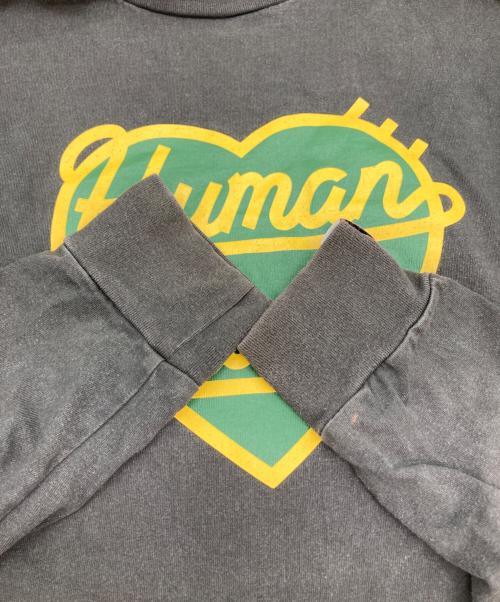 HUMAN MADE（ヒューマンメイド）HUMAN MADE (ヒューマンメイド) ハートロゴプリントカットソー グレー サイズ:Mの古着・服飾アイテム