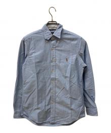 RALPH LAUREN（ラルフローレン）の古着「ボタンダウンオックスシャツ」｜ブルー