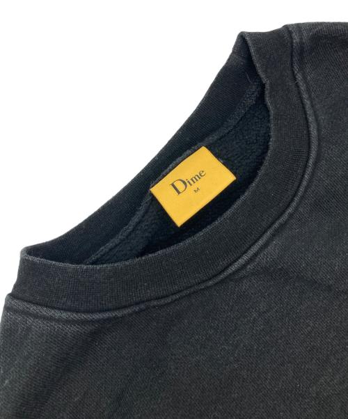 Dime（ダイム）Dime (ダイム) Classic Small Logo Crewneck Sweatshirt/ロゴスウェット ブラック サイズ:Ⅿの古着・服飾アイテム
