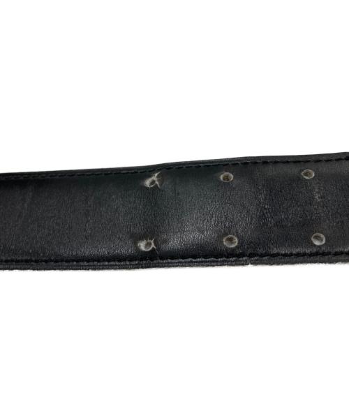 HERMES（エルメス）HERMES (エルメス) シュバルバックルレザーベルト ゴールド×ブラック サイズ:-の古着・服飾アイテム
