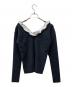 CLANE (クラネ) 2WAY FRILL V NECK KNIT TOPS/フリルカラーニット グレー サイズ:S：10000円