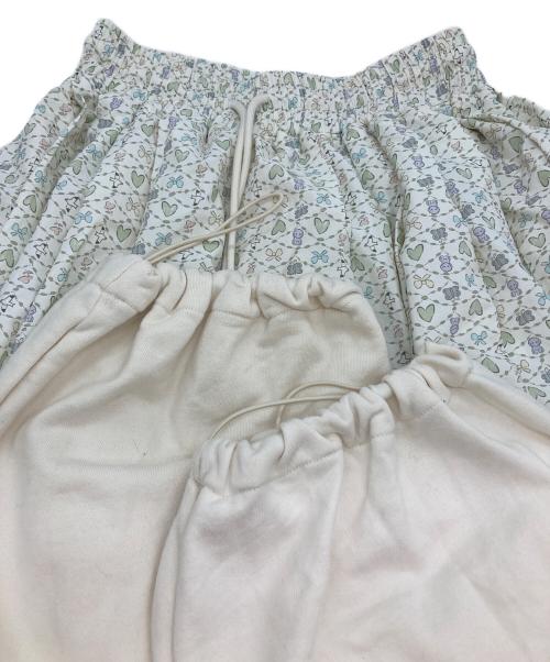 Jolie laide（ジョリーレイド）Jolie laide (ジョリーレイド) フェイクレイヤードパンツ ベージュ サイズ:‐の古着・服飾アイテム