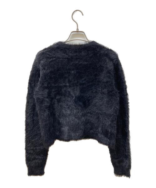 FRED PERRY（フレッドペリー）FRED PERRY (フレッドペリー) RAY BEAMS (レイ ビームス) 別注シャギーニットカーディガン ブラック サイズ:UK10の古着・服飾アイテム