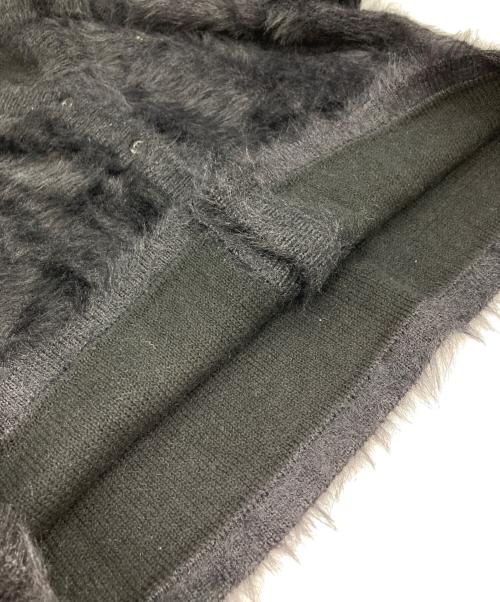 FRED PERRY（フレッドペリー）FRED PERRY (フレッドペリー) RAY BEAMS (レイ ビームス) 別注シャギーニットカーディガン ブラック サイズ:UK10の古着・服飾アイテム