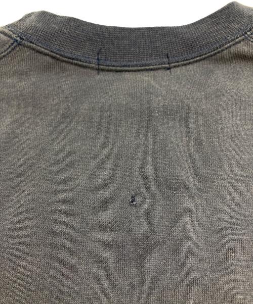 adidas（アディダス）adidas (アディダス) ロゴ刺繍ラグランスウェット ネイビー サイズ:Ｍの古着・服飾アイテム