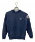 adidas（アディダス）の古着「ロゴ刺繍ラグランスウェット」｜ネイビー