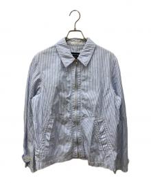 COMME des GARCONS HOMME（コムデギャルソン オム）の古着「ジップアップジャケット」｜ホワイト×スカイブルー