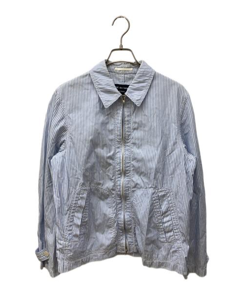 COMME des GARCONS HOMME（コムデギャルソン オム）COMME des GARCONS HOMME (コムデギャルソン オム) ジップアップジャケット ホワイト×スカイブルー サイズ:SSの古着・服飾アイテム