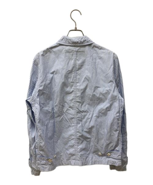 COMME des GARCONS HOMME（コムデギャルソン オム）COMME des GARCONS HOMME (コムデギャルソン オム) ジップアップジャケット ホワイト×スカイブルー サイズ:SSの古着・服飾アイテム