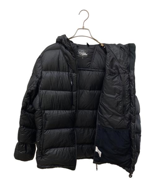 POLEWARDS（ポールワーズ）POLEWARDS (ポールワーズ) ダウンジャケット/ュージョンドライダウン ミッドウェイトフーディー ブラック サイズ:Lの古着・服飾アイテム
