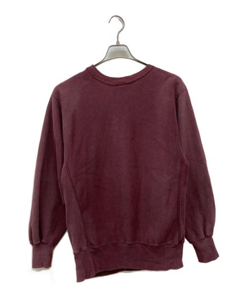 Champion REVERSE WEAVE（チャンピオン リバース ウィーブ）Champion REVERSE WEAVE (チャンピオン リバース ウィーブ) カレッジロゴスウェット バーガンディー サイズ:Lの古着・服飾アイテム