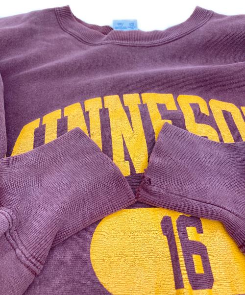 Champion REVERSE WEAVE（チャンピオン リバース ウィーブ）Champion REVERSE WEAVE (チャンピオン リバース ウィーブ) カレッジロゴスウェット バーガンディー サイズ:Lの古着・服飾アイテム