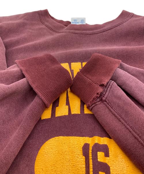 Champion REVERSE WEAVE（チャンピオン リバース ウィーブ）Champion REVERSE WEAVE (チャンピオン リバース ウィーブ) カレッジロゴスウェット バーガンディー サイズ:Lの古着・服飾アイテム