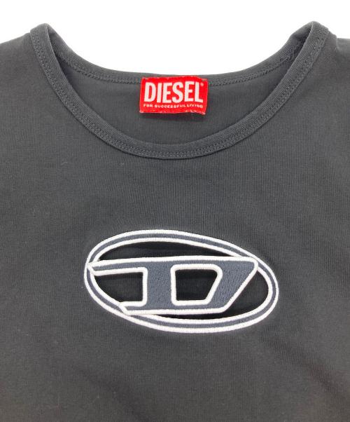 DIESEL（ディーゼル）DIESEL (ディーゼル) T-ANGIE/ロゴTシャツ ブラック サイズ:Mの古着・服飾アイテム